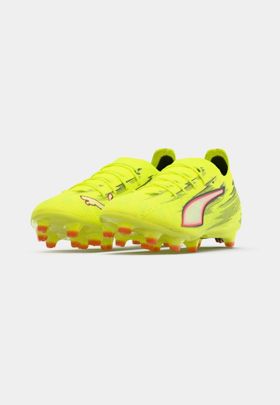 Кроссовки Puma ULTRA 6 PRO FG/AG, Yellow Alert/Black/Silver-Coloured/Glowing Red/Black — фото 3
