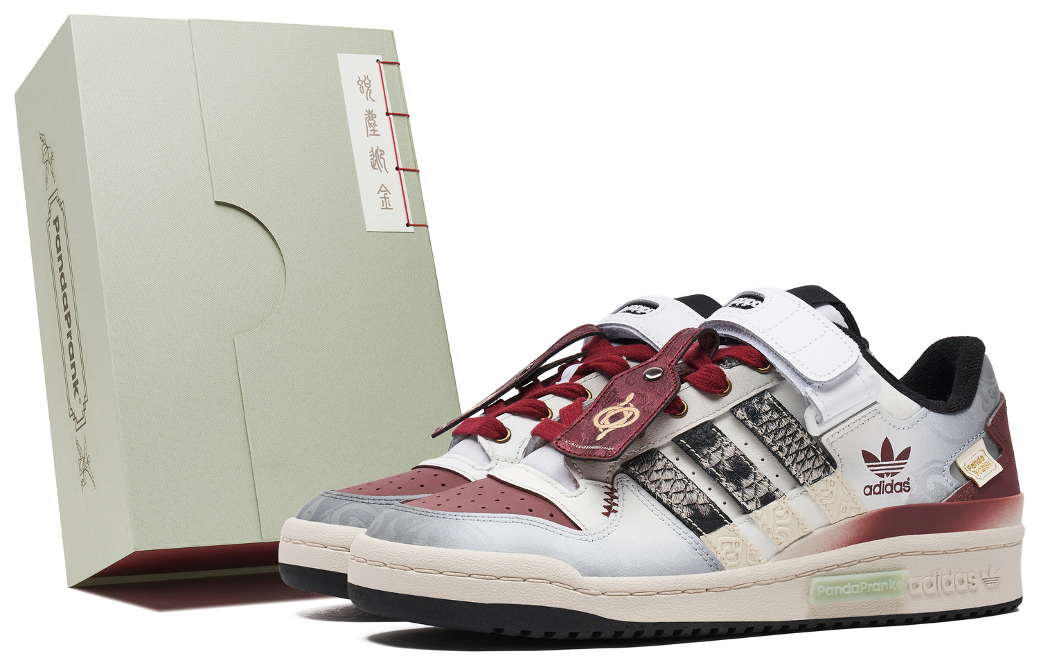 

Форум износостойкие и легкие низкие кроссовки для скейтбординга унисекс Adidas Originals, красный