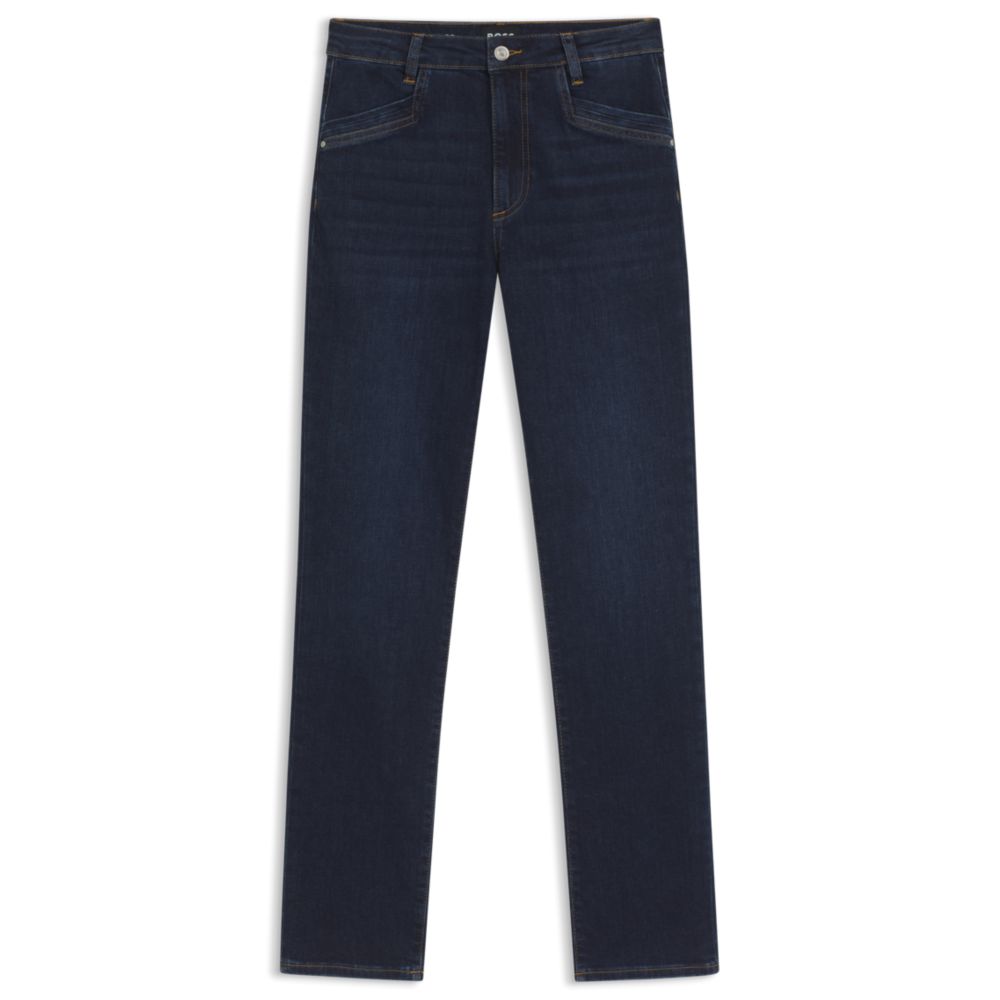 

Узкие джинсы из голубого денима с эффектом стрейч BOSS