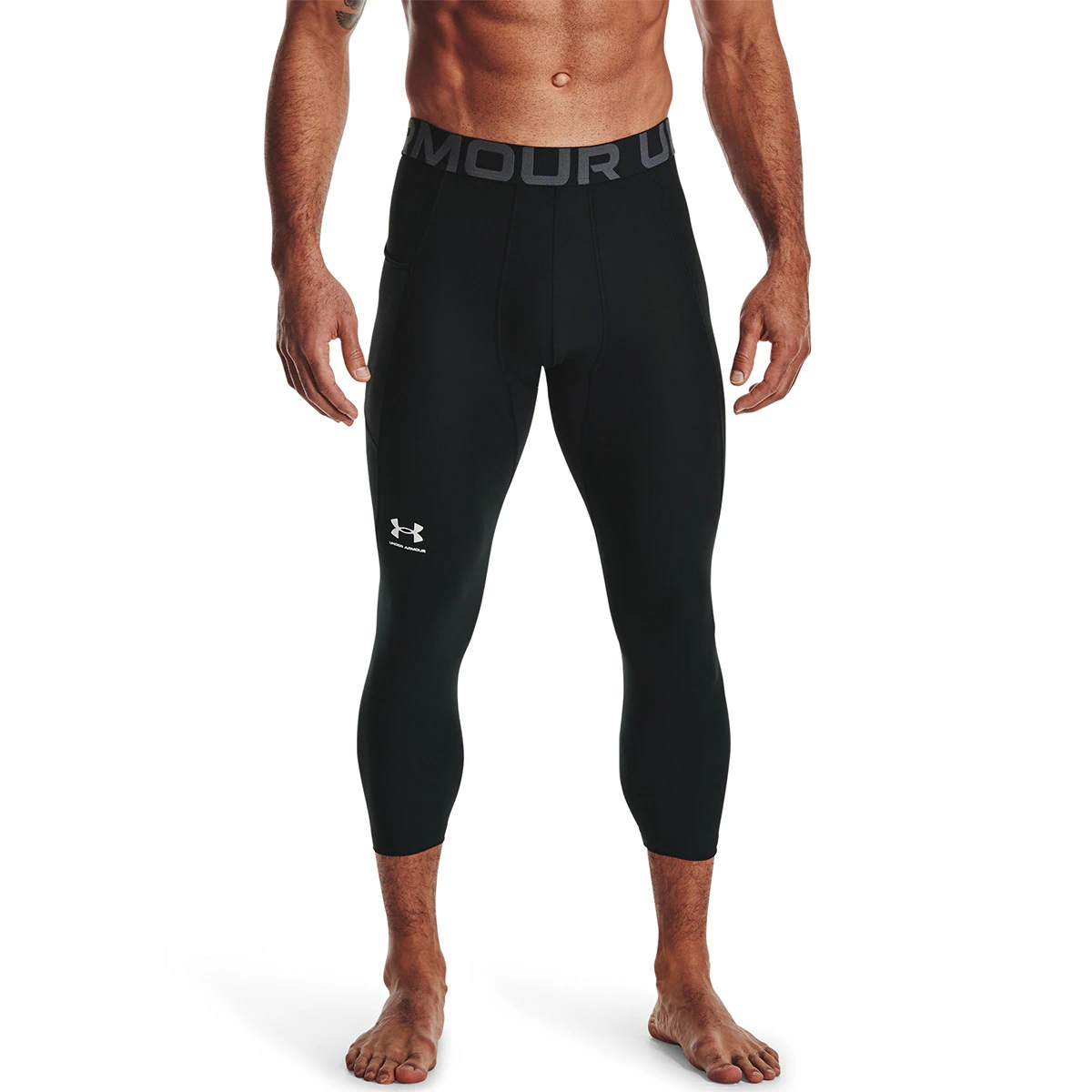 

Мужские леггинсы Under Armour HeatGear ¾, черный/белый