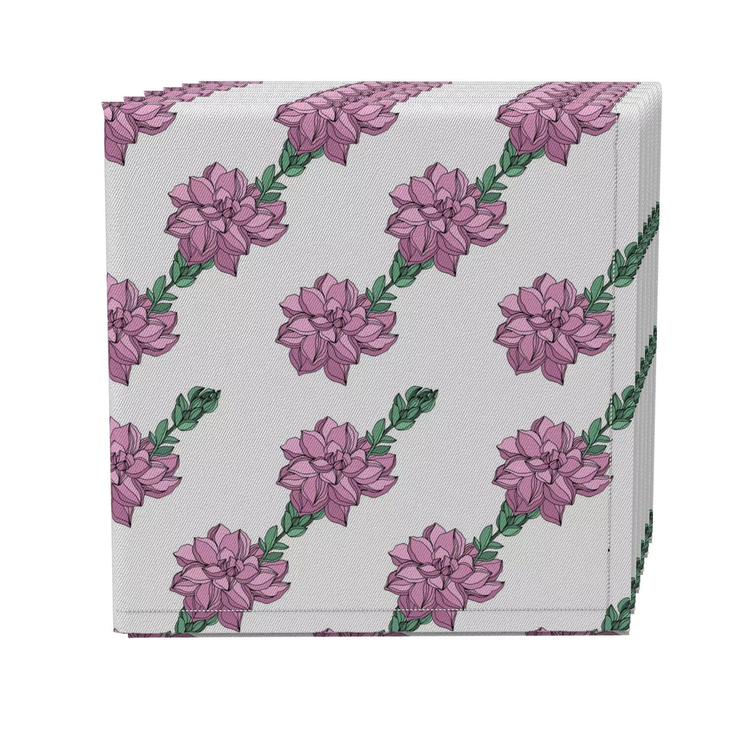 

Набор салфеток из 4 шт., 100 % хлопок, 20x20 дюймов, Wild Spring Leaf