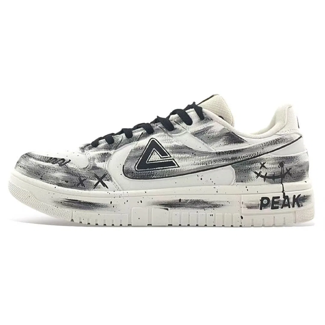 Спортивные кеды PEAK Air Force 1 серо-белые