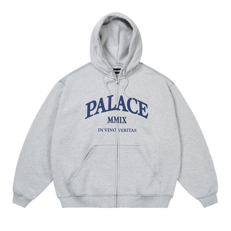 

Толстовка Palace Triple Stitch Veritas Zip Hood, Grey Marl