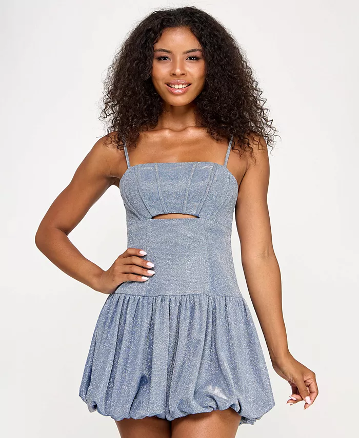 

Платье без рукавов с блестками и расклешенным лифом для юниоров City Studios