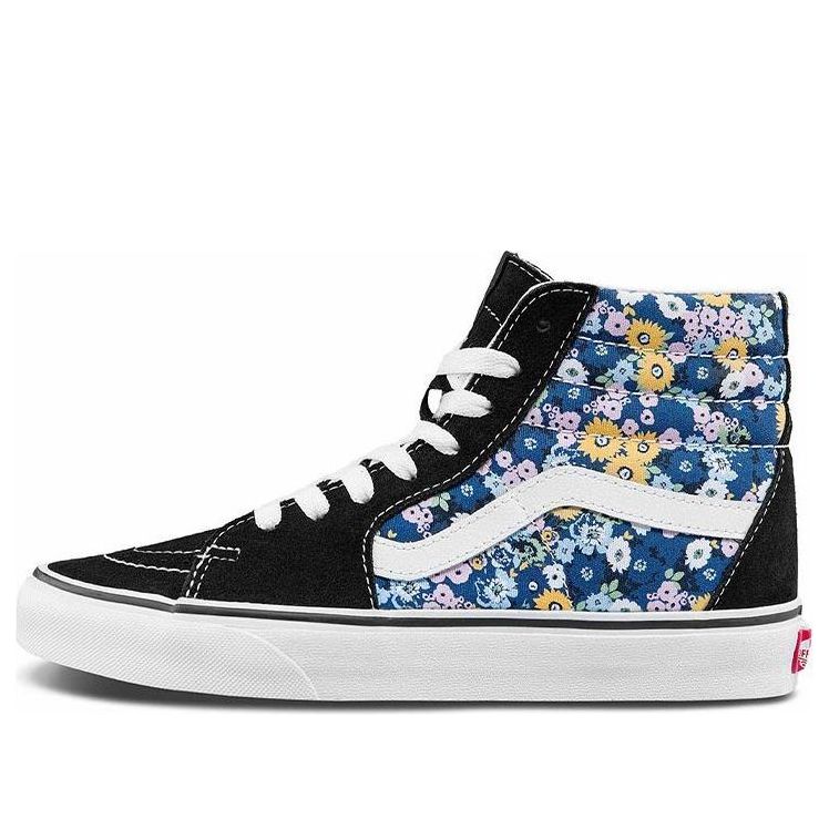 

Кеды Vans High-Top Sneakers Black/White/Blue