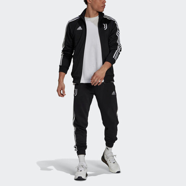Спортивные штаны Men's adidas Juve 3s Swt Pnt Stripe Casual Sports Long Pants Black, мультиколор — фото 4