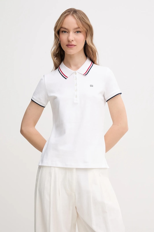 

Поло Tommy Hilfiger, белый