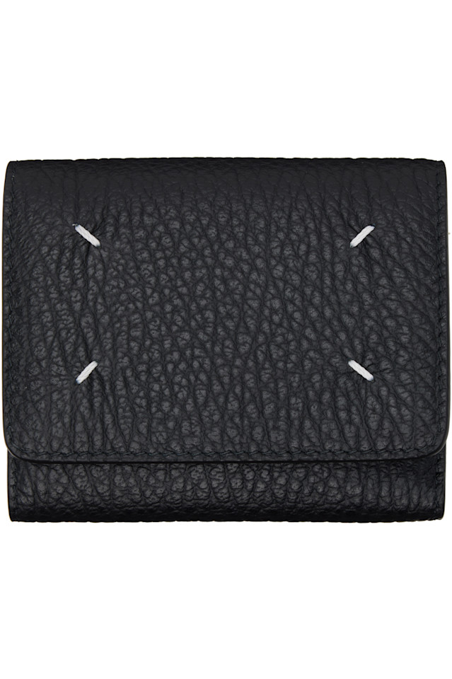

Кошелек с четырьмя стежками Maison Margiela, черный