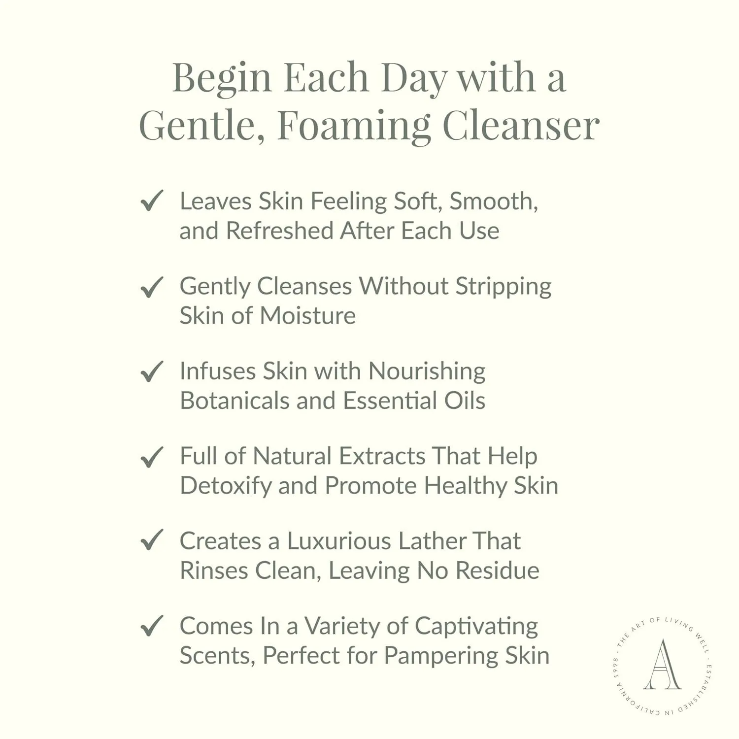 Гель для душа Archipelago Botanicals Morning Mint, увлажняющий гель для тела для сухой и чувствительной кожи, бодрящий гель для душа, без парабенов, фталатов и ГМО (955 мл) 976 мл — фото 2