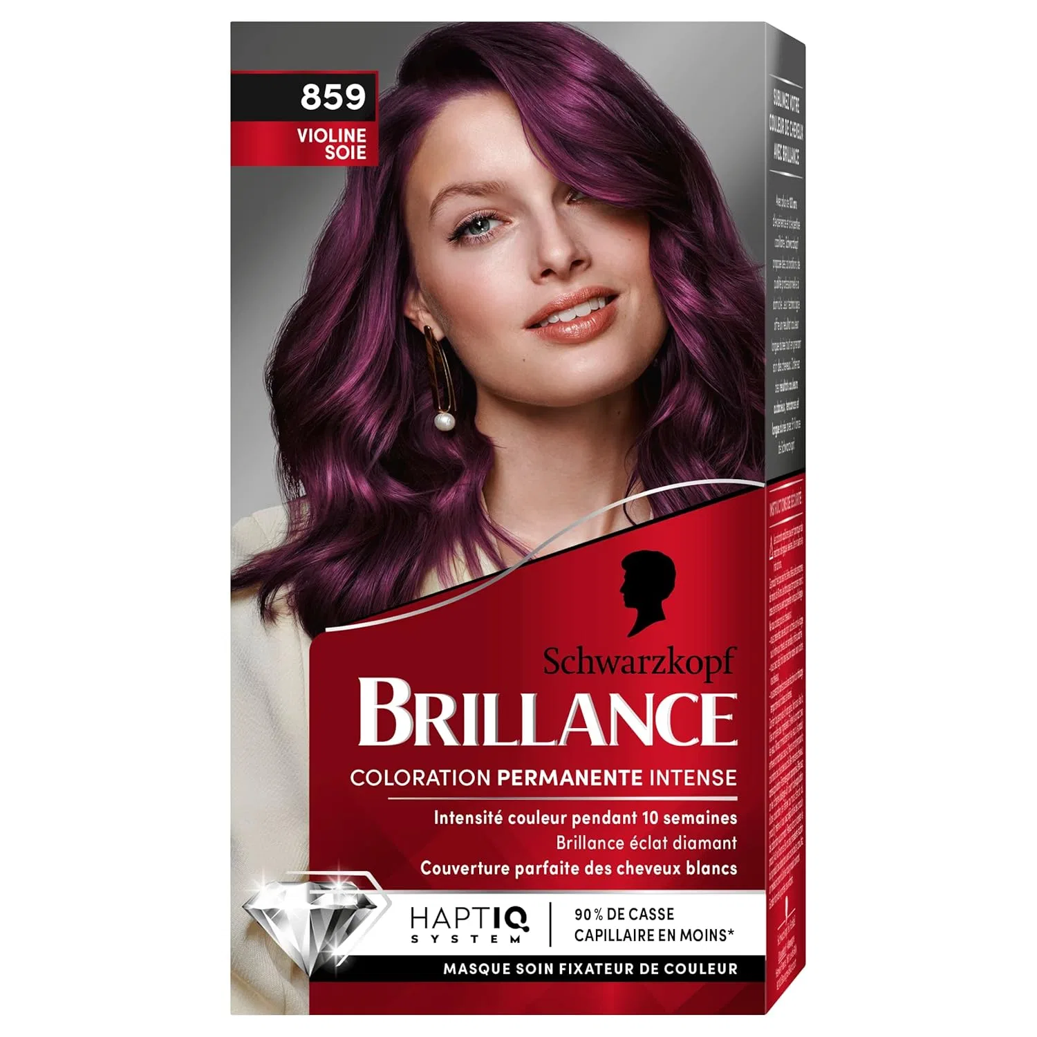 Стойкая краска для волос Brillance N859 Violin Soie от Schwarzkopf Brillance