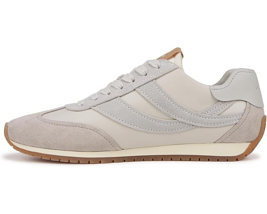 Кроссовки Vince Oasis Runner Lace-Up Sneakers, цвет Horchata/Off White — фото 4