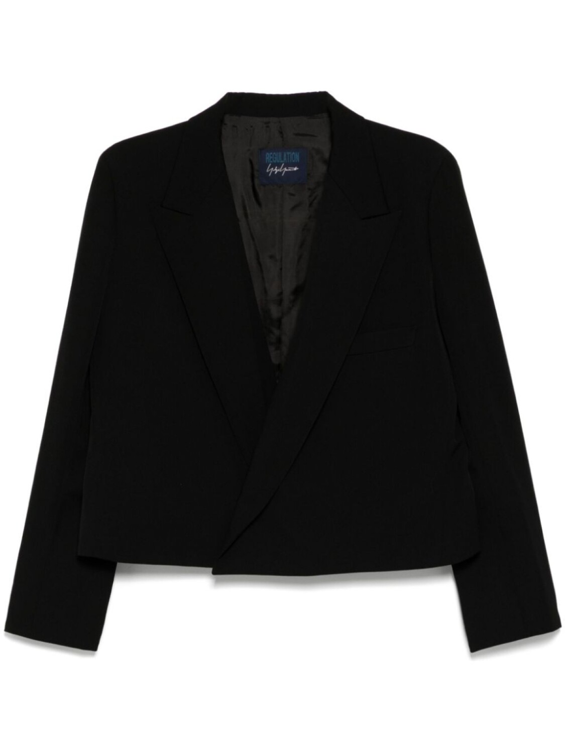 

Укороченный пиджак Yohji Yamamoto, черный