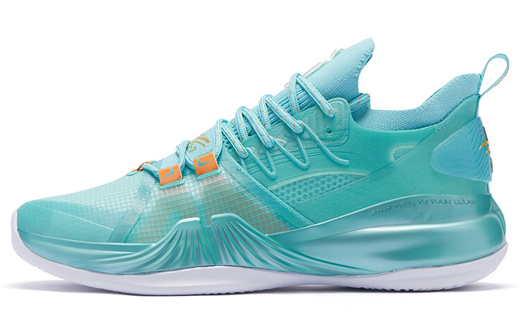 

Баскетбольные кроссовки Jeremy Lin 2 мужские с низким верхом Aurora Green/Ice Cream Yellow Xtep