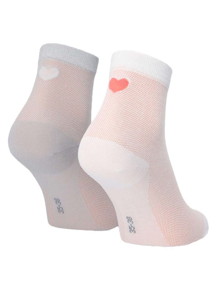 

Носки Tamaris, цвет socken mit herzchen mit rosa herz
