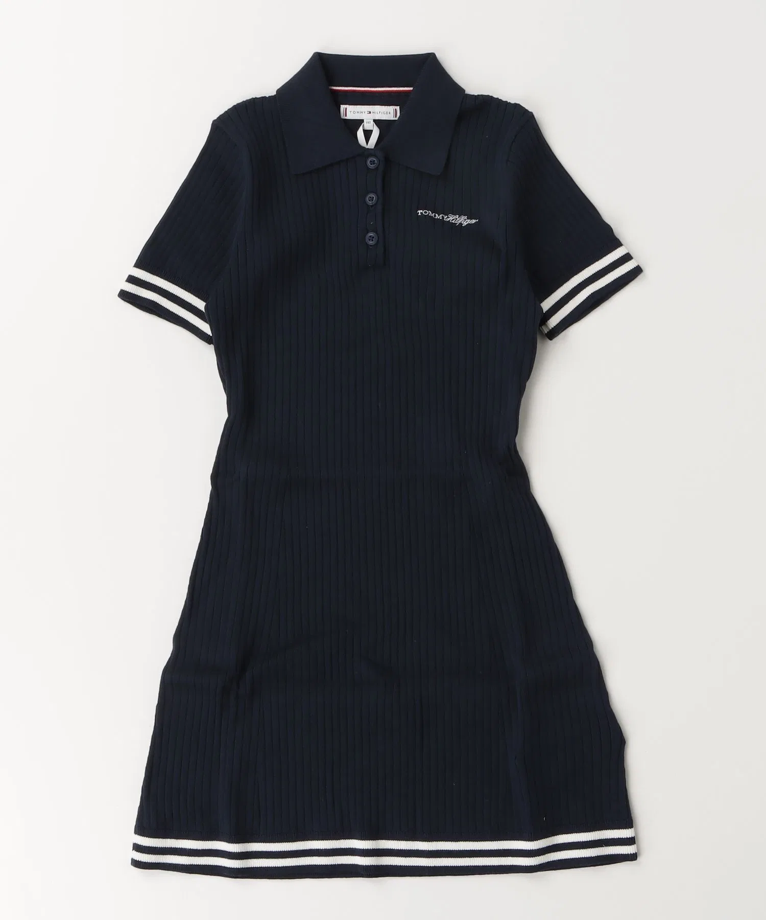 Детское платье-поло TOMMY HILFIGER с коротким рукавом