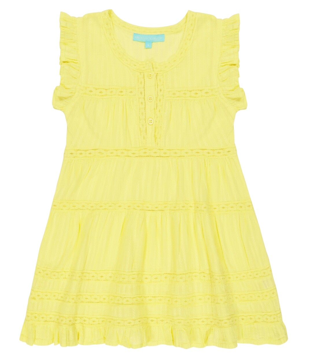

Платье Baby Rebekah из хлопка Melissa Odabash, желтый
