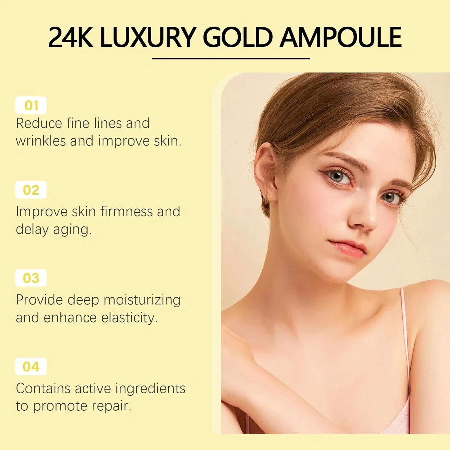 Тоник для лица Gold Age Defying Luxury Firming Face Keiles, 30 мл — фото 4