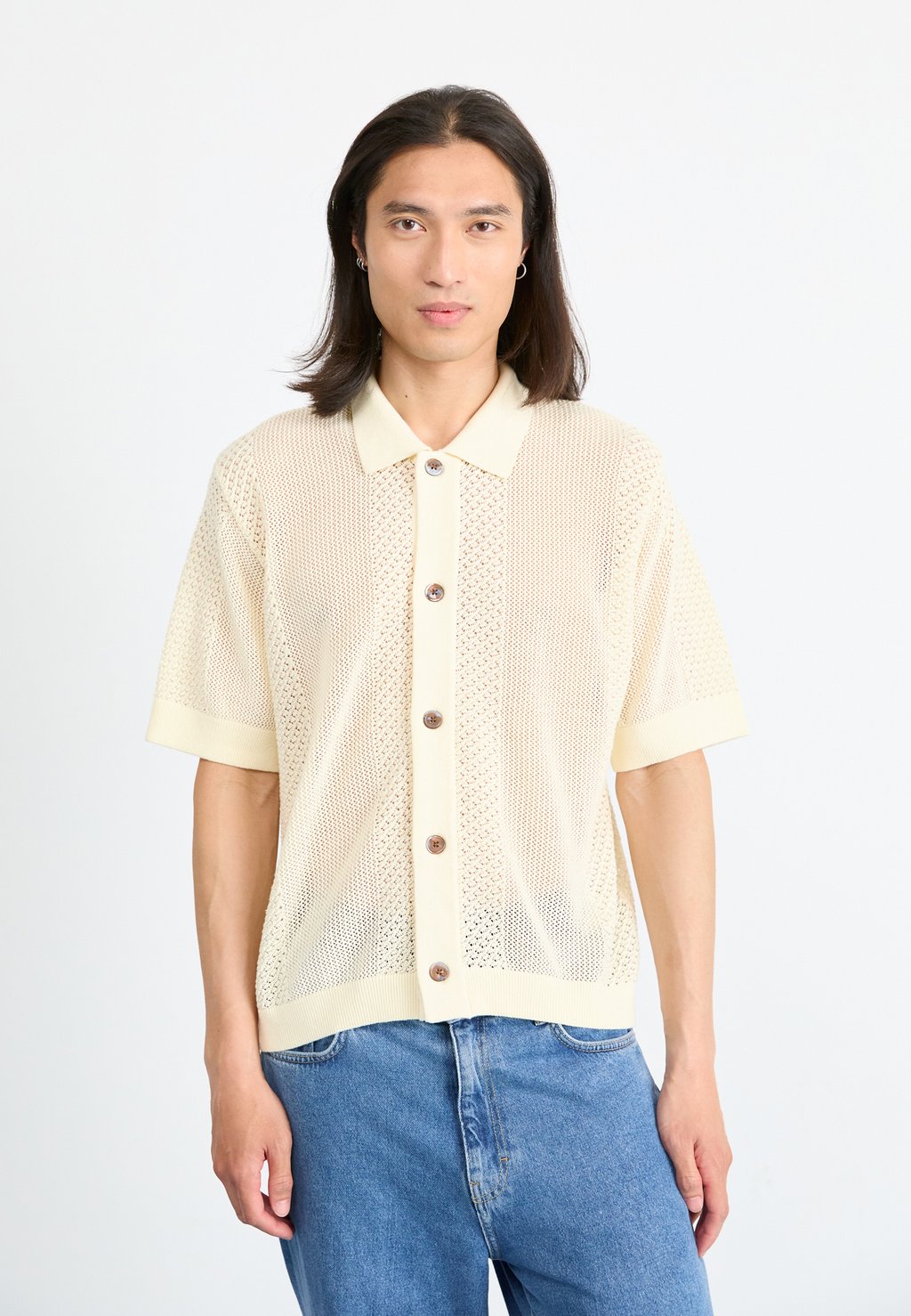 

Рубашка EVAN Obey Clothing, кремовый