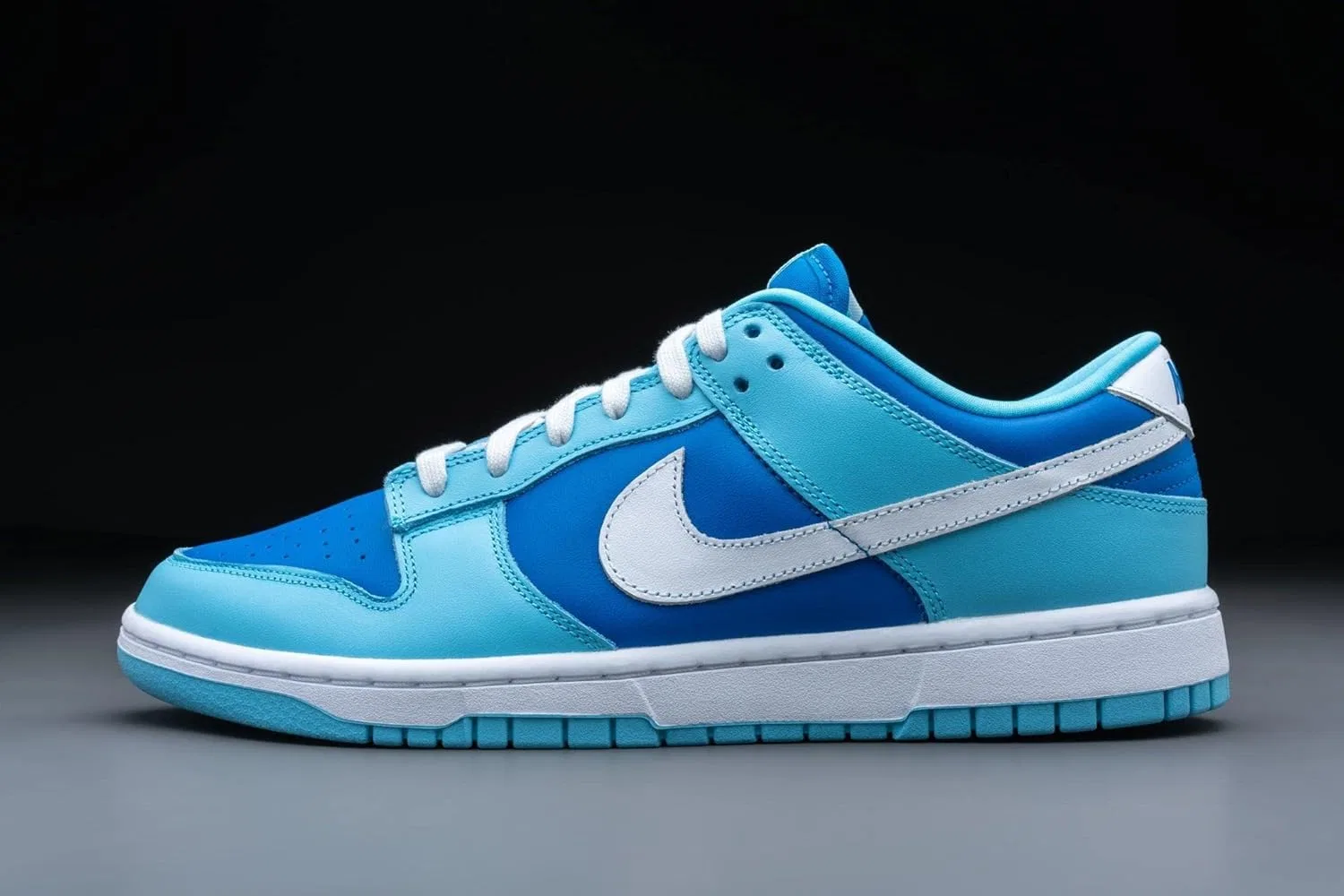Кроссовки мужские Nike Dunk Low, цвет Flash White Argon — фото 4