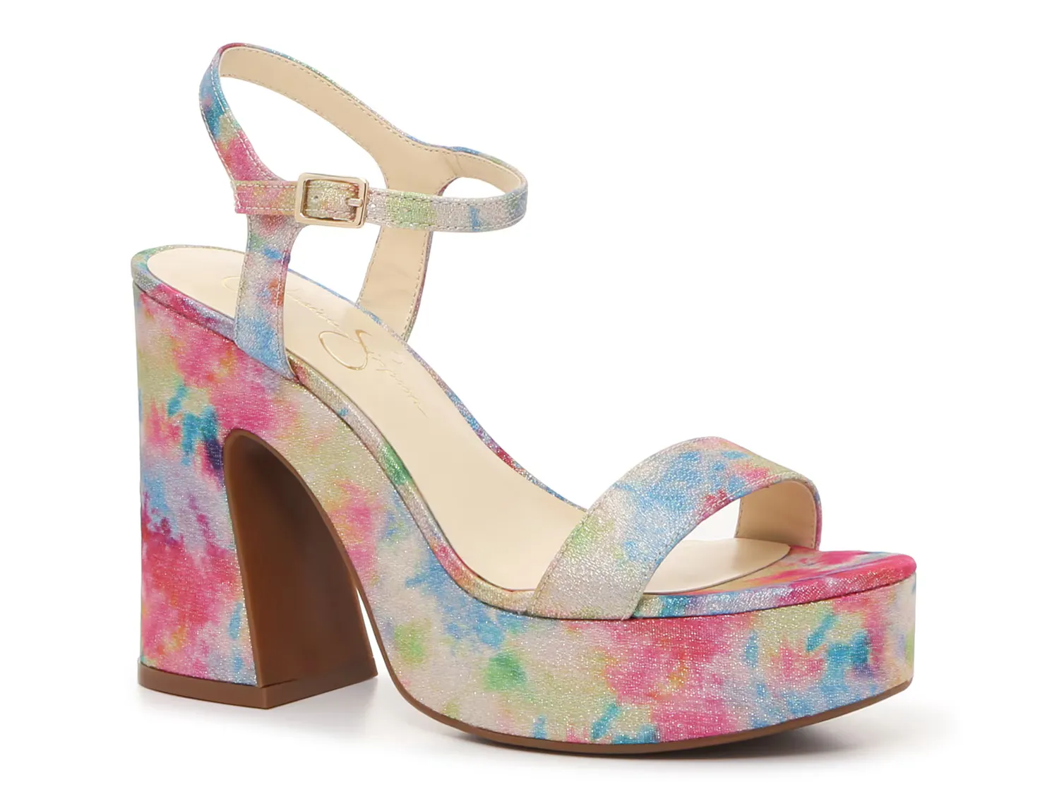 

Сандалии Xilka Sandal Jessica Simpson, цвет pink_blue_multicolorabstractprintfabric