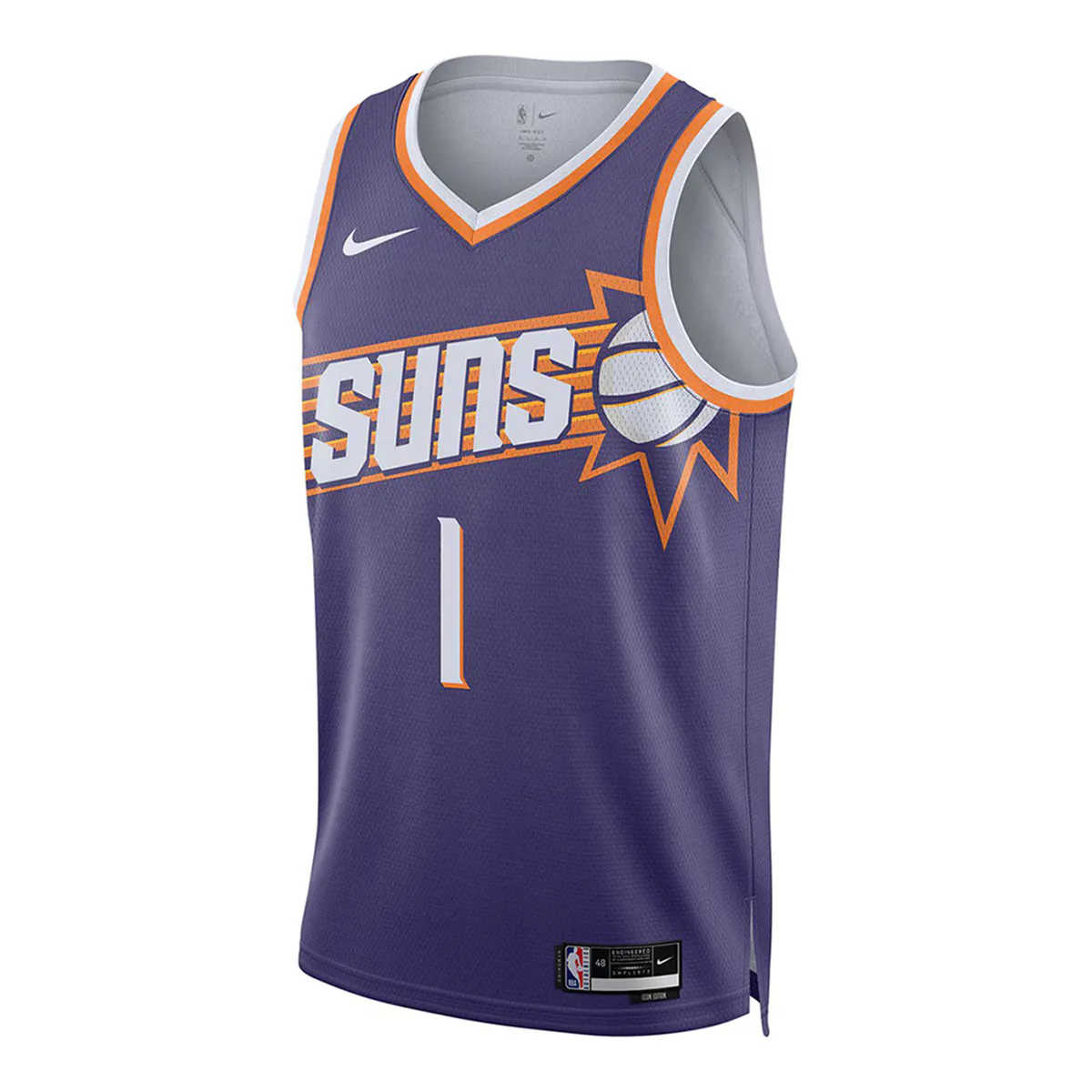 

Мужская майка Phoenix Suns Icon Edition Nike, фиолетовый