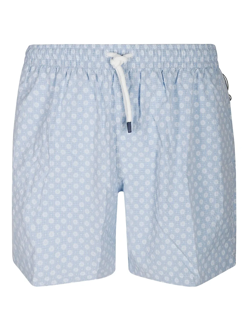 

Плавки-шорты с цветочным принтом Fedeli, синий