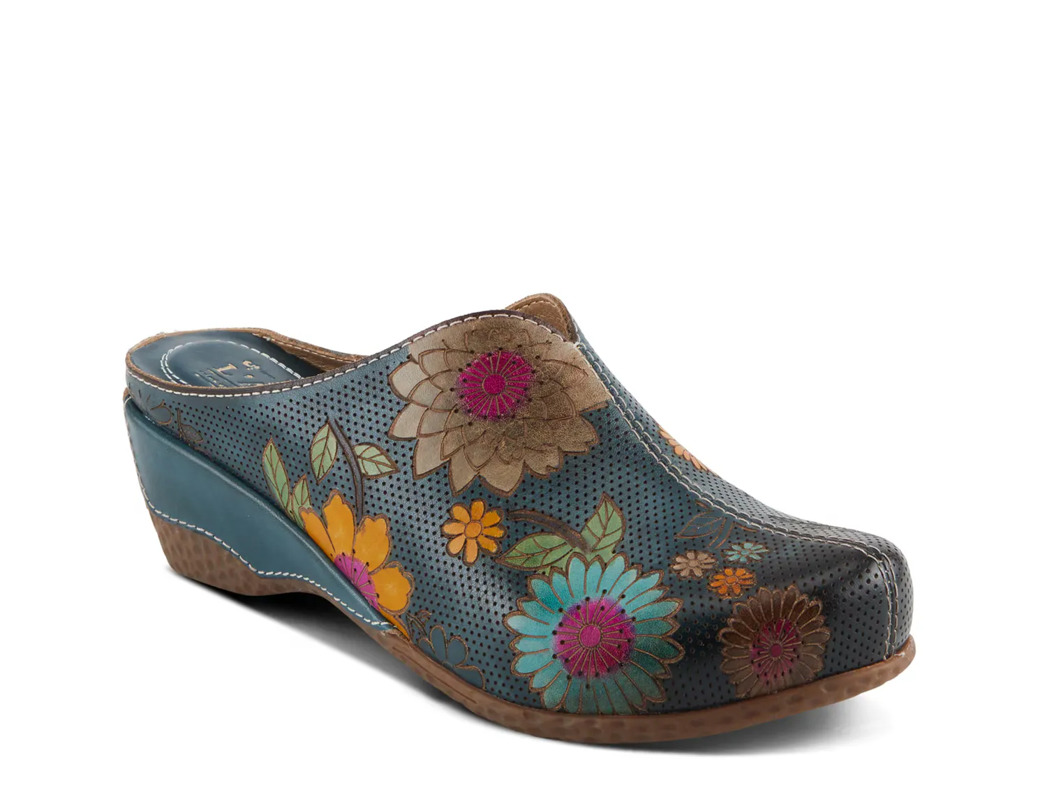 

Сабо Chienti Wedge Clog L'Artiste By Spring Step, темно-синий/мультиколор