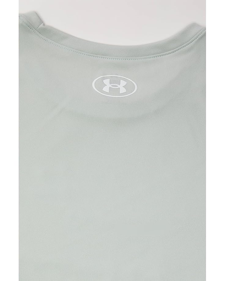 Футболка Under Armour Kids Tech Split Wordmark Short, цвет Hydro Green/Silica Green/White — фото 2