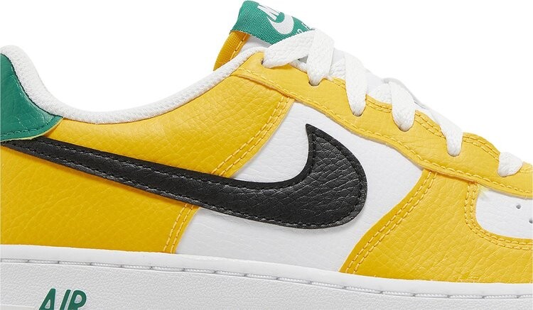 Кроссовки Air Force 1 Low GS 'Oakland Athletics', золотой — фото 2