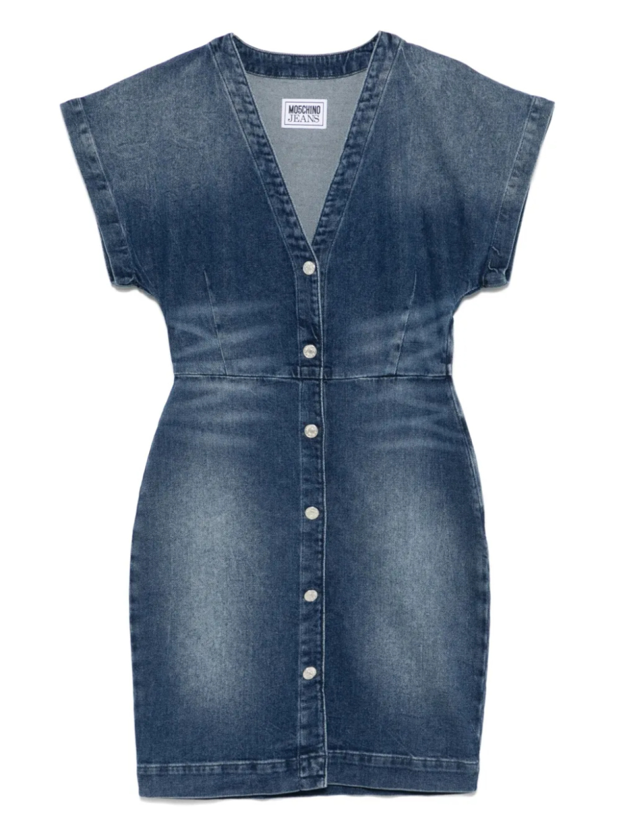 

Джинсовое мини-платье MOSCHINO JEANS, синий