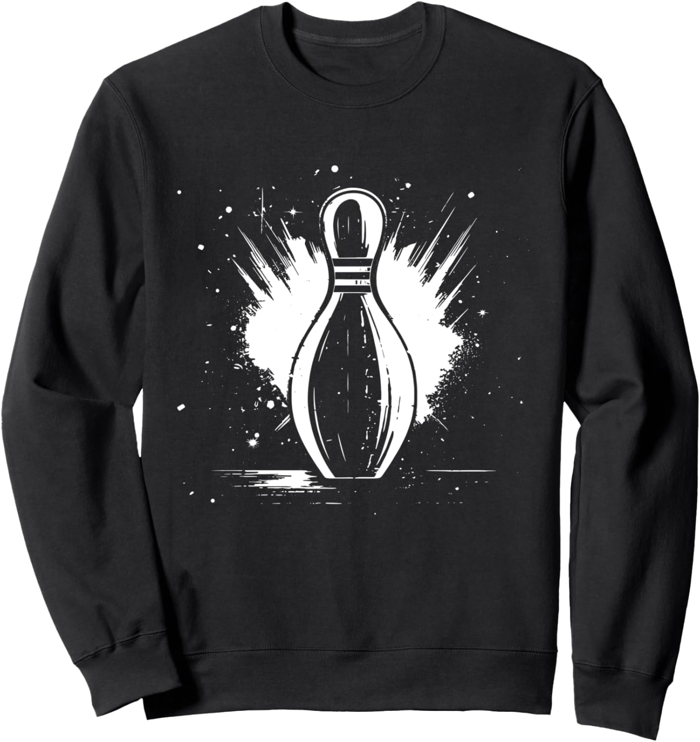 

Толстовка с графическим принтом на тему боулинга Funny Ten Pin Bowling Graphic Shirts And Gifts, черный