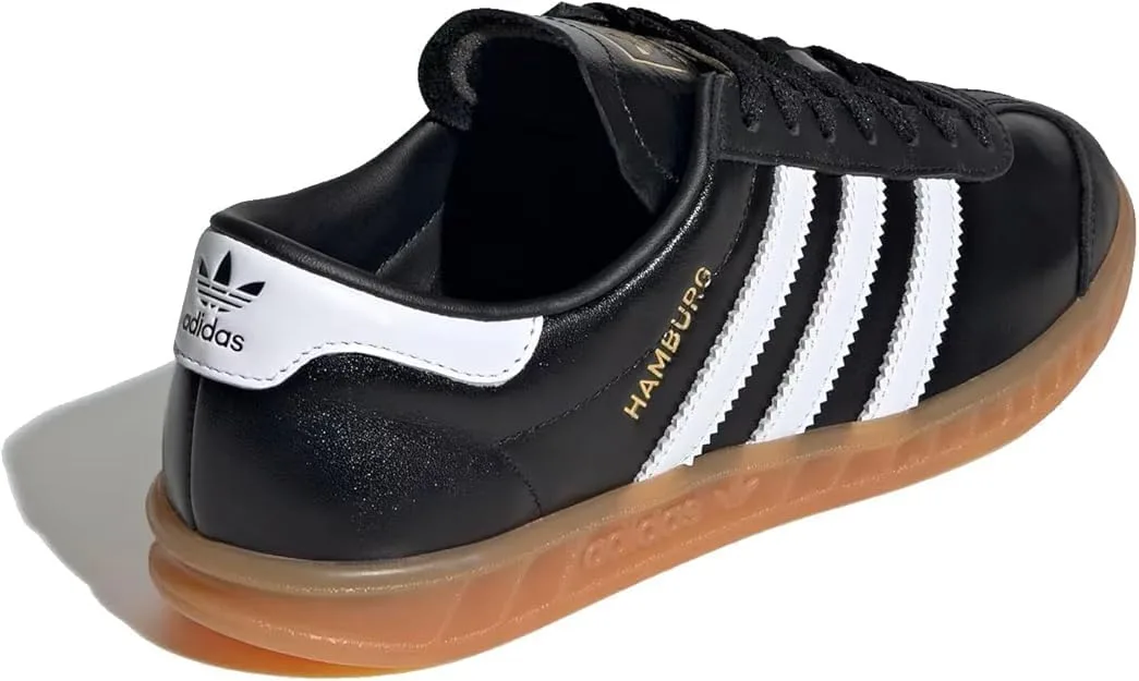 Кроссовки Adidas Hamburg JI2626 Core Black, черный — фото 2