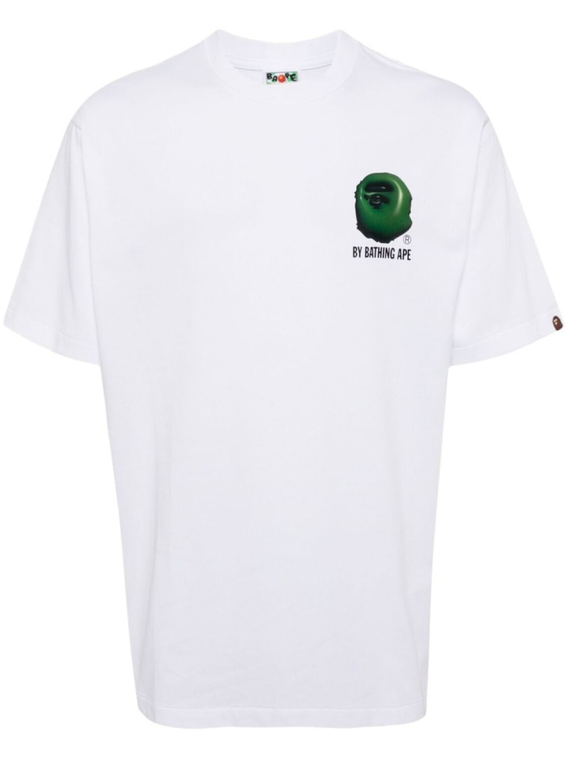 

Футболка с графичным принтом A BATHING APE, белый