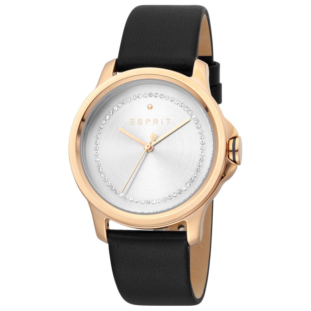 

Часы из кожи розового золота Esprit