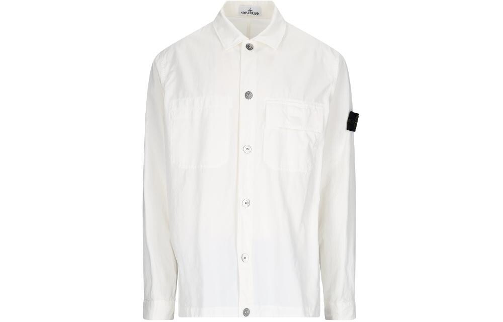 

Рубашка мужская белая Stone Island, белый