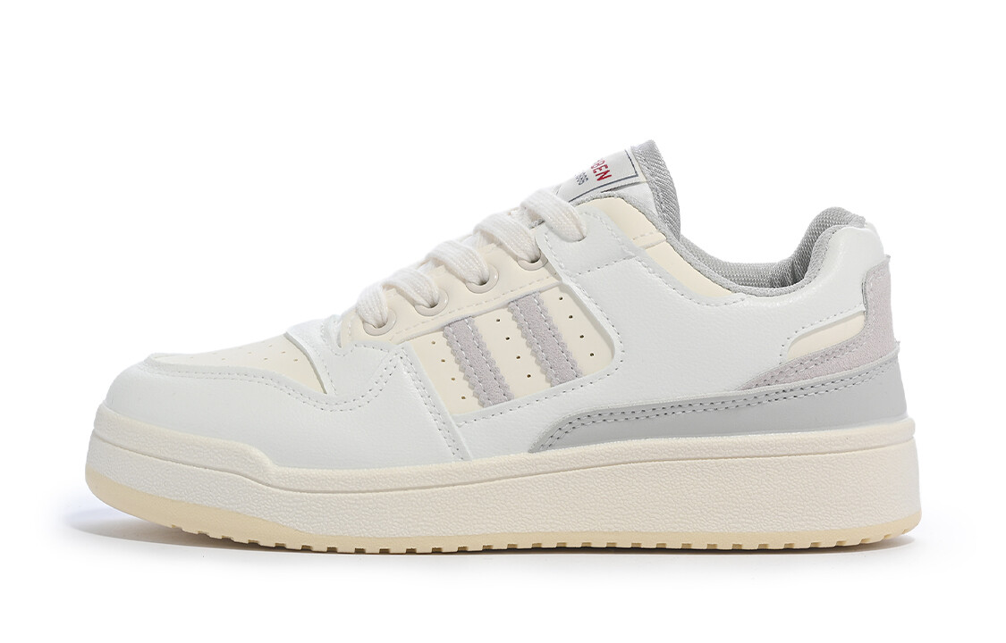 

Кроссовки RENBEN Skateboarding Shoes Women's Low-top, белый