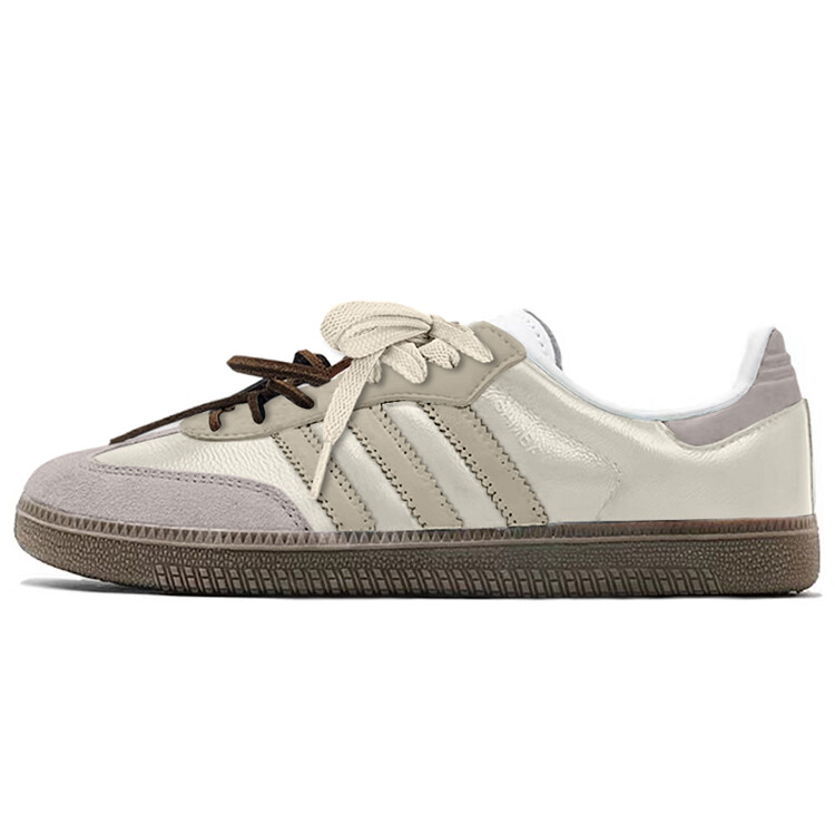 

Кроссовки adidas originals SAMBA OG Skateboarding Shoes Unisex Low-top Beige, серый