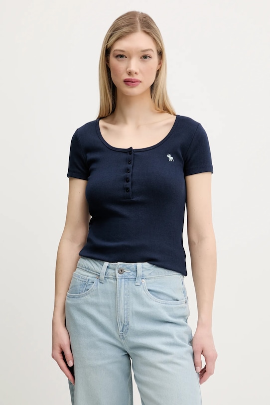 

Футболка Abercrombie & Fitch, темно-синий
