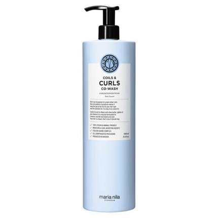 

Coils & Curls Co-Wash 33,8 унций Увлажнение и распутывание Maria Nila