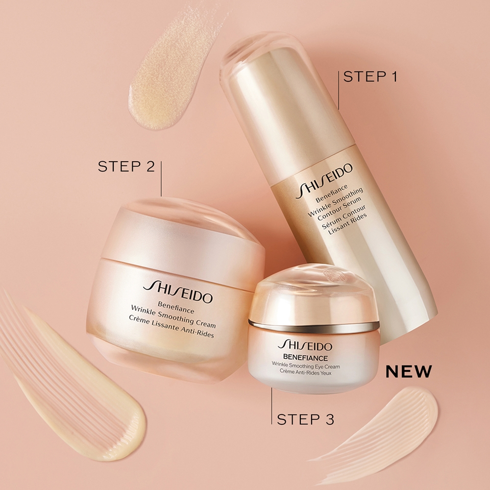 Питательный крем для глаз Benefiance против морщин, разглаживающий морщины Shiseido, 15 мл — фото 4