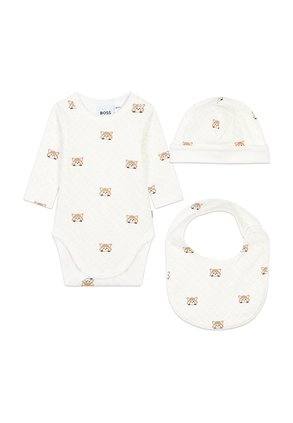 

Боди PULL ON HAT UNISEX SET BOSS Kidswear, молочный