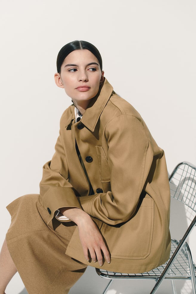 

Куртка с нагрудными карманами H&M, бежевый