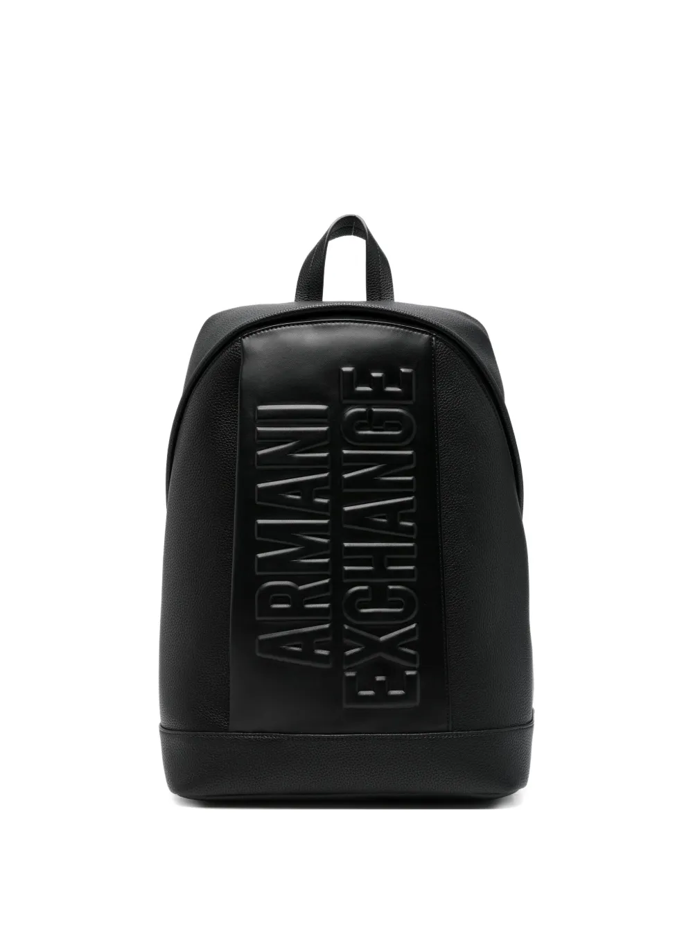 

Рюкзак с тисненным логотипом Armani Exchange, черный