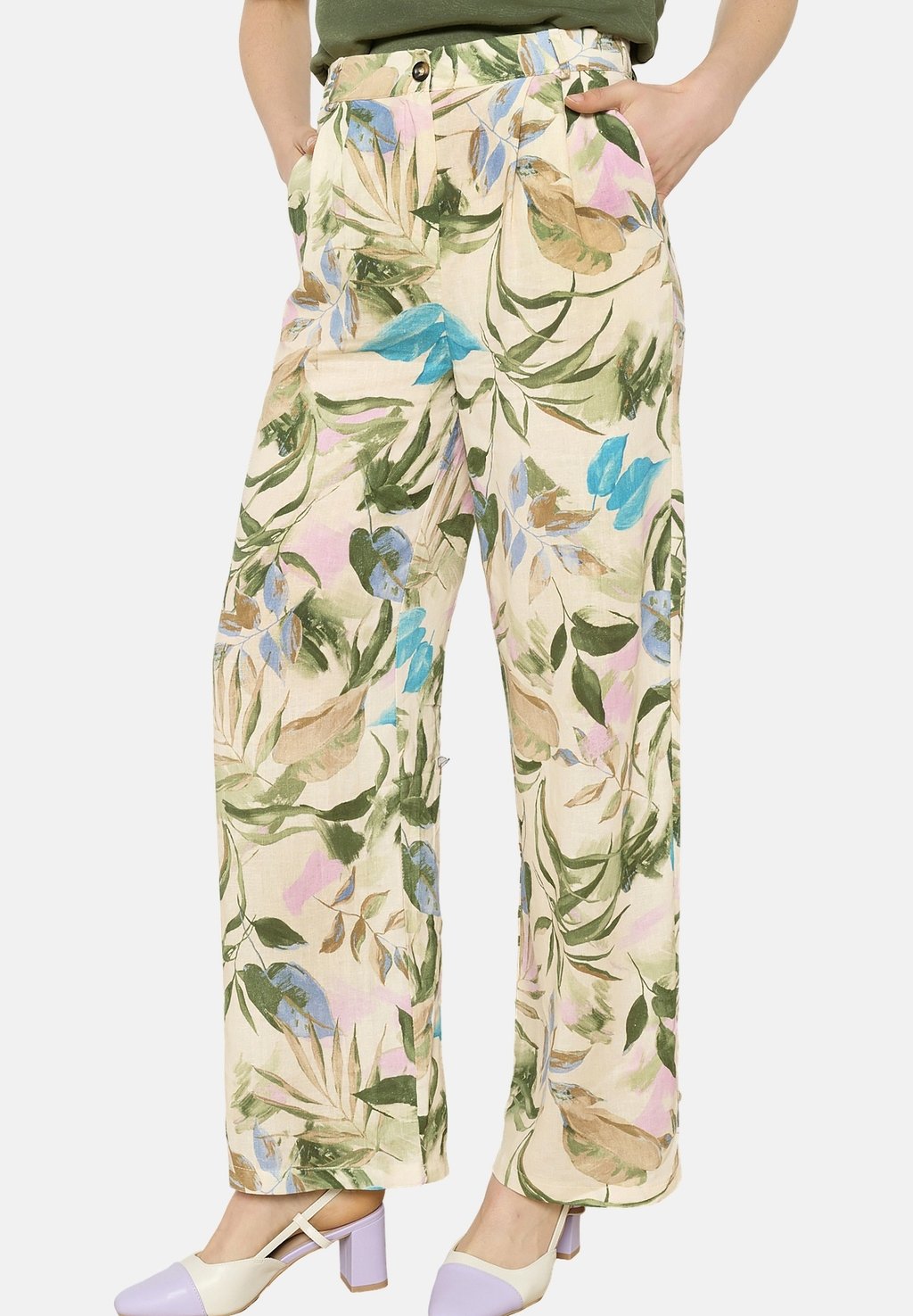 

Брюки WIDE PRINTED LolaLiza, бежевый