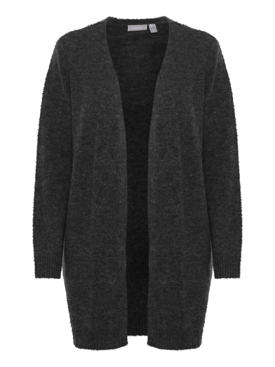 

Вязаный кардиган Fransa Knit Cardigan SANNY, темно-серый