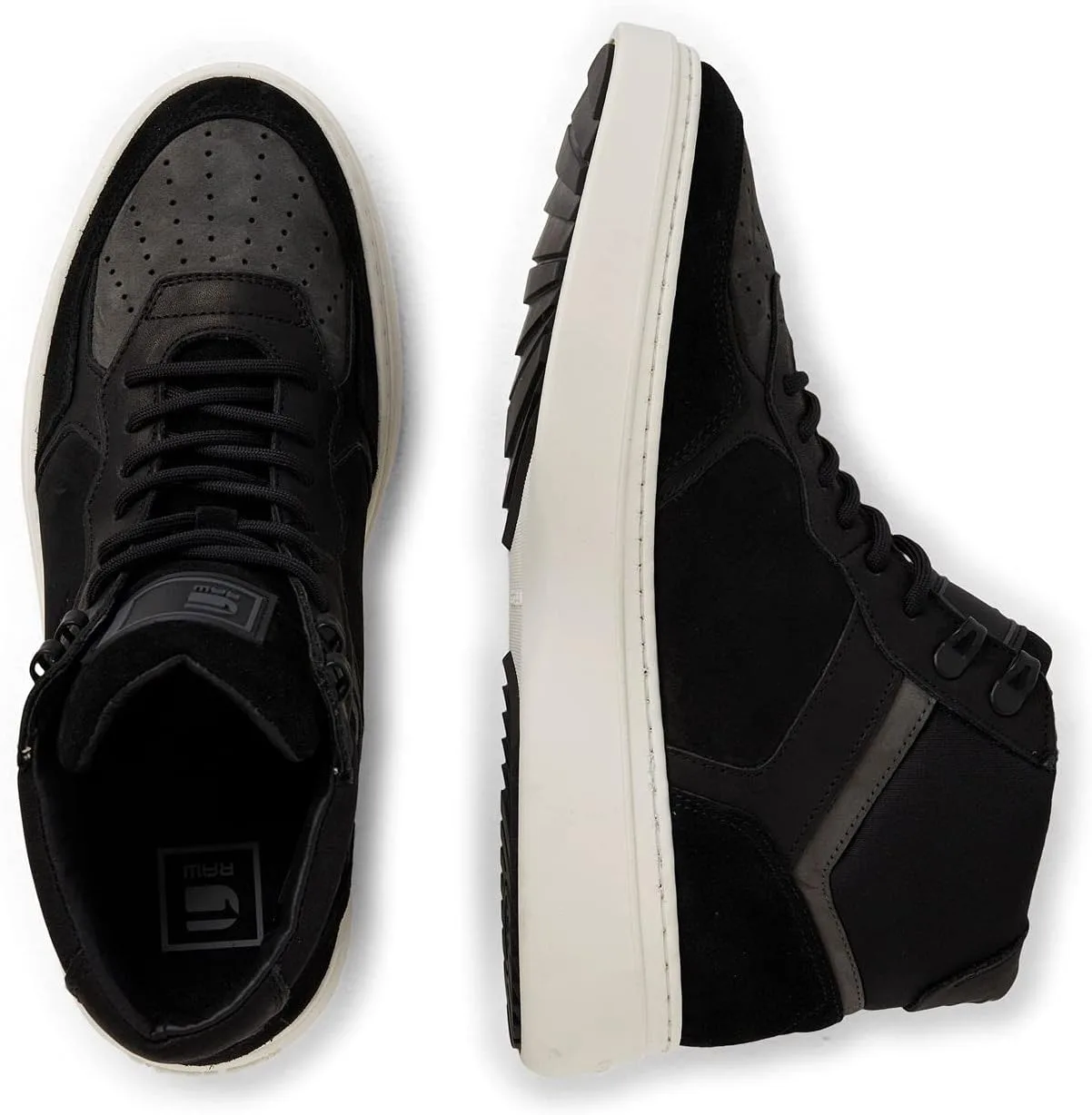 Мужские кроссовки G-STAR RAW Lash Mid Blk M, черный — фото 2