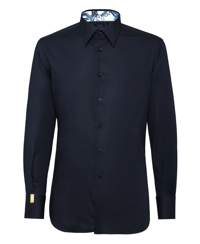 

Оригинальная рубашка приталенного кроя Billionaire, синий