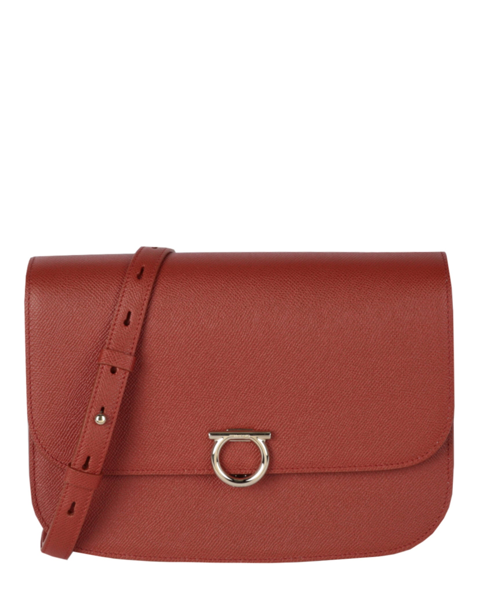 

Сумка через плечо Gemini Salvatore Ferragamo, цвет terracotta