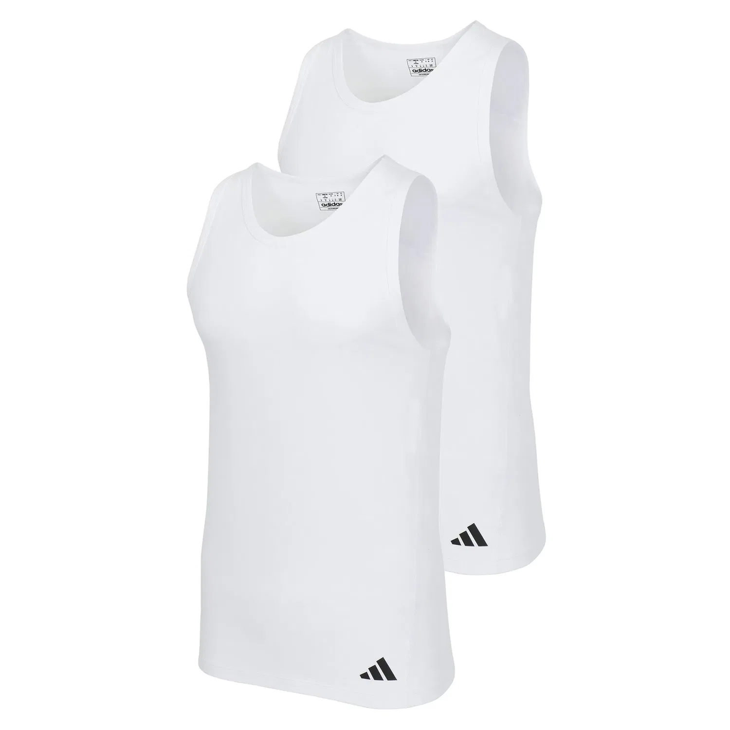 Майка-борцовка 2-pack Adidas, белый