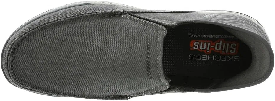 Skechers USA Мужские мокасины 205167, Black — фото 3